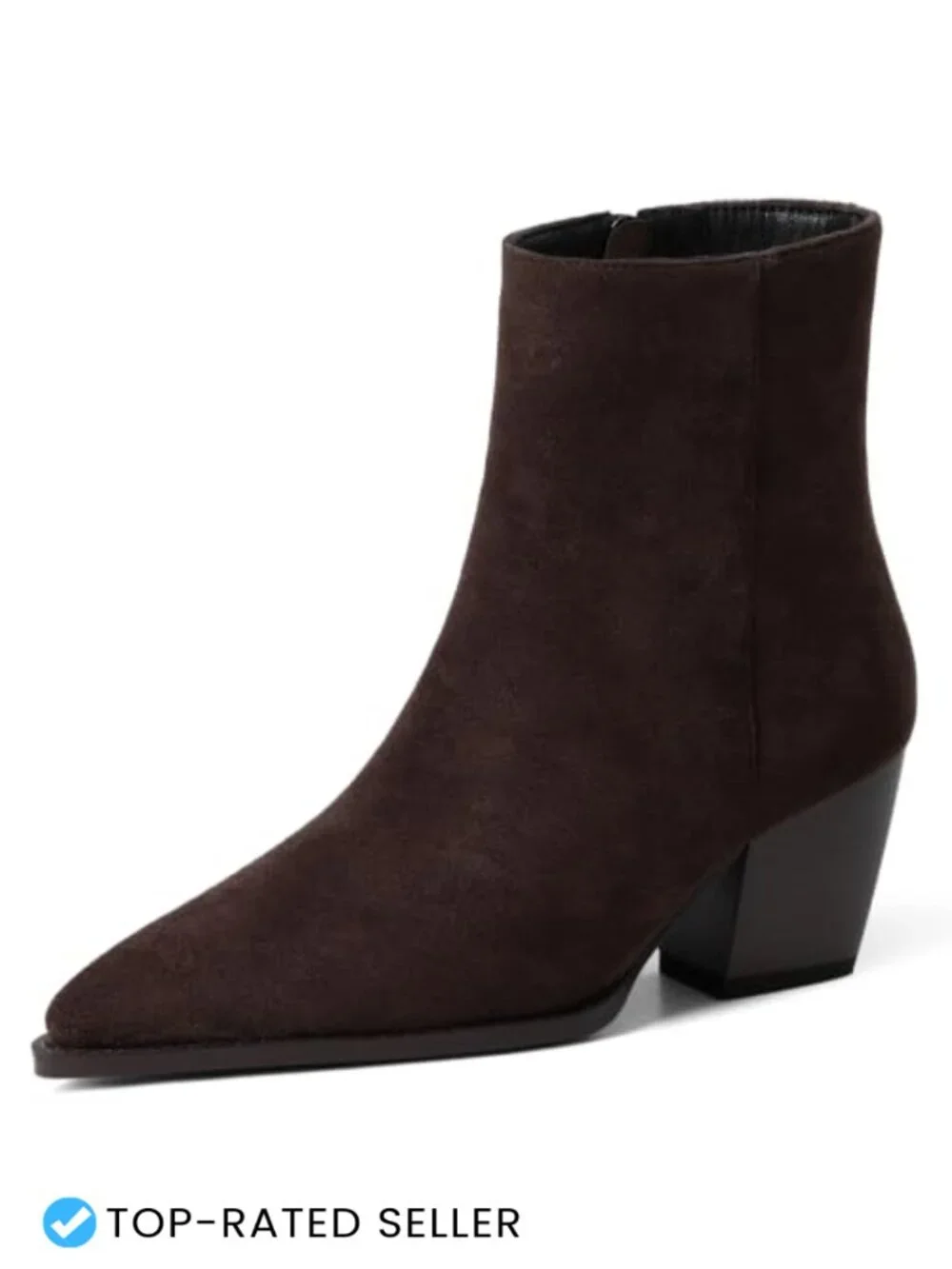 Faux Suede Ankle Booties for Women 2.56